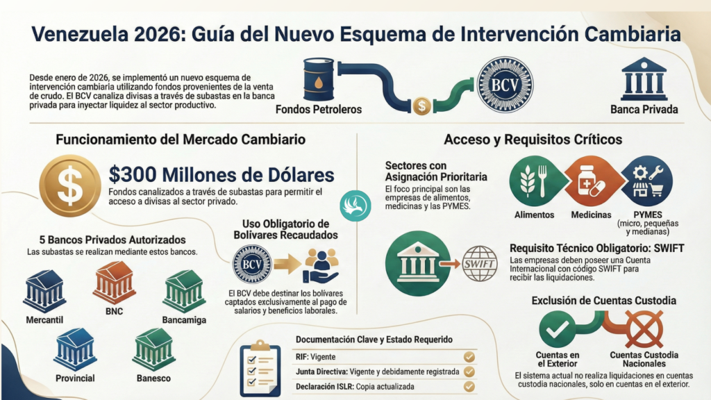 Venezuela: Guía del Nuevo Esquema de Intervención Cambiaria